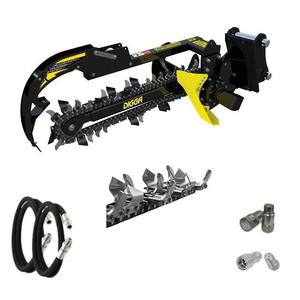 เครื่องขุดดิน Digga Bigfoot XD Trencher ขนาด 900 มม./1200 มม. สำหรับรถขุดขนาด 8 ตัน รับประกัน 5 ปี แรงบิดสูงสุด 600-1200 นิวตันเมตร - Product Image 1