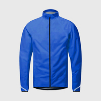 Léger personnalisé hommes cyclisme imperméable extérieur veste vélo hiver manteau de pluie cyclisme résistant à la douche extérieur vestes de pluie