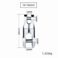 Connecteur d'ancrage pivotant robuste en acier inoxydable 316 (14-16 mm) en deux parties pour bateaux, yachts et équipements marins – Fournisseur