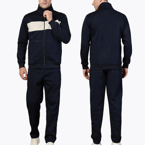 ชุดวอร์ม2ชิ้นสำหรับผู้ชายชุดวิ่งออกกำลังกายผ้าโพลีเอสเตอร์สำหรับผู้ชายเสื้อผ้ากลางแจ้ง - Product Image 1