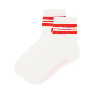 Meilleure qualité de chaussettes pour adultes en couleur blanche, courtes, imprimées sur écran, décontractées, pour l'hiver, fabriquées au Pakistan - Product Image 5