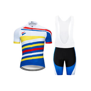 Ensemble de maillot de cyclisme pour homme, nouveau modèle, vêtements de vélo à manches courtes, tenue de montagne, uniforme de VTT, séchage rapide, sublimation - Product Image 3