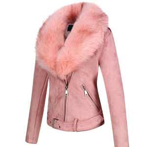 Chaqueta de Cuero Cómoda de Alta Calidad para Mujer, Chaqueta de Cuero Premium, Elegante, Moderna, Informal, Ropa de Calle - Product Image 2