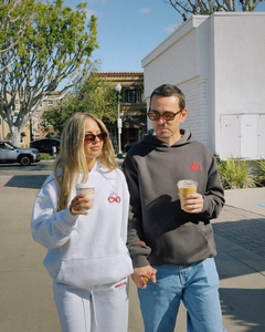 Conjunto Deportivo Casual de 2 Piezas para Mujer, 100% Algodón, con Logotipo Personalizado, Sudadera y Pantalones Deportivos de Talla Grande, Logotipo en la Parte Delantera - Product Image 6