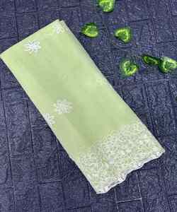 Lange Sari Voor Een Sierlijk En Vloeiend Silhouet <span class=keywords><strong>Half</strong></span> Sari Voor Een Jeugdige En Levendige Look - Product Image 6