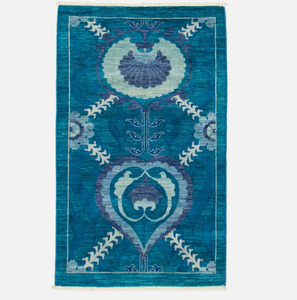 Haute qualité à la main laine Oushak tapis turc noeud Style abstrait lavable adolescent prière pique-nique chambre décor à la maison usage domestique - Product Image 5