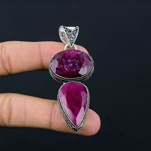 Bijoux en argent 925 rubis - Product Image 3