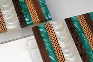 Premium Wooden Food <b>Storage</b> Jar with Arabic Frame Design Lid Lacquer Finish Freshness Preservation - Product Image 6