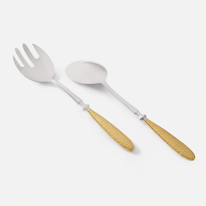 Stainless Steel Flatware Set <b>Copper</b> <b>Handle</b> Cutlery Handicrafts with High Quality Stainless Steel Spoon - Product Image 5