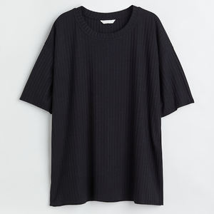 เสื้อยืดครึ่งแขนทรงสลิมลำลองของผู้หญิงเสื้อยืดแฟชั่นดีไซน์ตามสั่ง - Product Image 5