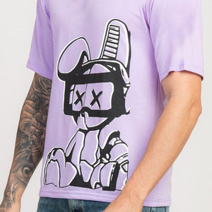 เสื้อยืดคอกลมผู้ชายไซส์ใหญ่พิเศษ ทรงปกติ ผ้าฝ้าย 100% ปรับแต่งได้ นุ่ม สบาย ระบายอากาศได้ดี น้ำหนักเบา ดีไซน์เรียบง่าย - Product Image 5