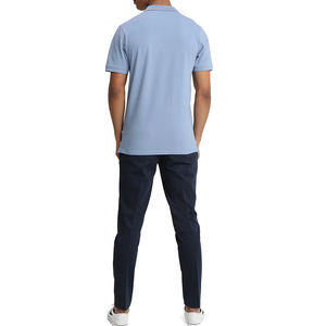 100 algodón último diseño hombres algodón piqué Polo venta al por mayor precio barato alta calidad Polo hombres Golf Polo camisa - Product Image 3