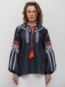 เสื้อเชิ้ตสีขาวผ้าฝ้ายปักตามสั่งเสื้อผ้าสตรีดีไซน์ใหม่ - Product Image 2