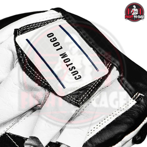 Guantes de Boxeo de Piel Blancos y Negros de Primera Calidad, Curvos, para Entrenamiento de Golpes, Ligeros, Duraderos y Reforzados - Product Image 5
