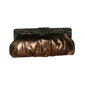 กระเป๋าคลัทช์หนังแท้ขนาดกะทัดรัดทำมือแฟชั่นผู้หญิง - Product Image 1