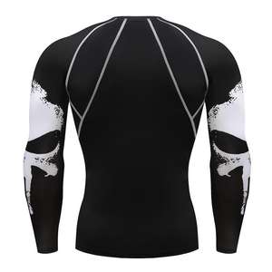 Rashguard de Manga Larga para MMA, BJJ y Surf, con Logotipo Personalizado Impreso por Sublimación 2026, Personalizable, de Spandex/Nailon, Transpirable y de Secado Rápido - Product Image 2