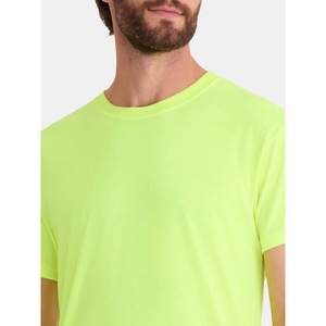 Beige 300g Camiseta de manga corta de algodón pesado Verano Cuello redondo Camisa suelta y base para hombres Mujeres Camiseta básica - Product Image 2