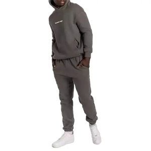 Hoodie Oversize Streetwear 100% Coton Grande Taille pour Homme, Survêtement Personnalisé avec Joggers, Ensemble de Créateur - Product Image 4