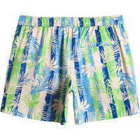 Short de bain camouflage taille haute personnalisé séchage rapide short de plage doublure en maille poches zippées logo personnalisé écologique vente en gros