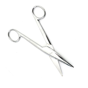 Ciseaux de dissection de haute qualité poli miroir émoussé droit 5 pouces ciseaux de salle d'opération en acier inoxydable - Product Image 3