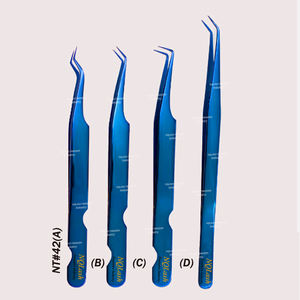 Nqlash แหนบต่อขนตาปลอม45องศาแหนบปรับแต่งโลโก้ได้ตามต้องการ - Product Image 3