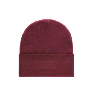 Gorro de invierno de lana Merino Unisex de tendencia superior Gorro de punto personalizable con estampado de hojaldre y gorro jacquard con logotipo personalizado - Product Image 1