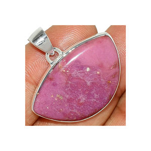 Prix de gros pour la dernière 925 Sterling Silver Big Stone Déclaration Pendentif Phosphosiderite Gemstone Pérou Lunette Réglage Incrustation - Product Image 5