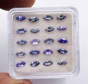 Piedra Preciosa Suelta de Tanzanita Natural Certificada por IGI, Corte Marquesa, Alta Calidad, 2-4 MM, Azul, 5 CT, para Joyería, GEMWORLDJAIPUR - Product Image 4