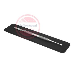Empujador de cutículas de uñas de calidad superior Empujadores de cutículas de acero inoxidable de uñas de doble punta - Product Image 6