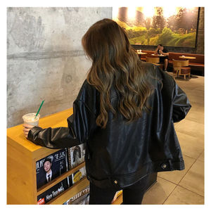 Best Design Customized Men's High Quality <b>Brown</b> Leather Jacket for Winter Embroidery Decoration - Product Image 2