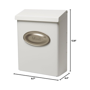 กล่องจดหมายเหล็กชุบสังกะสีติดผนังสไตล์อเมริกันล็อก Tediton แบบแฮนด์เมดเฟอร์นิเจอร์ ODM ขายส่ง - Product Image 4