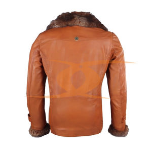 Elegante chaqueta de cuero puro 100% a la moda a prueba de viento nuevo diseño más vendido trabajo personalizado precio al por mayor - Product Image 2