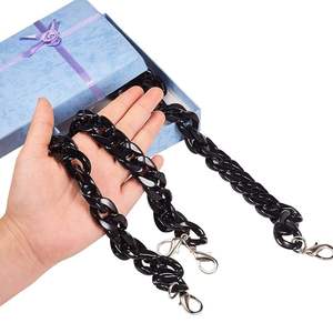 Ideas para combinar collares y estilo creativo. Cadena de eslabones de resina, perfecta para combinar con pulseras y collares al precio más bajo. - Product Image 5