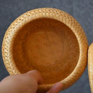 Panier de rangement double couche en bambou tressé du Vietnam - Product Image 3