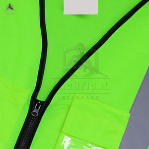 เสื้อกั๊กนิรภัยคุณภาพสูงแบบกันน้ำ ANSI Class 1 สั่งทำได้ตามต้องการ ขายดีที่สุด พร้อมไฟ LED แสดงโลโก้ สีสันสดใส ผลิตจากผ้าฝ้าย/โพลีเอสเตอร์ สวมใส่สบาย - Product Image 5