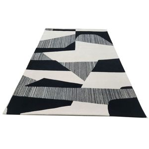 Fast Selling Hot Trendy Hand Tufted Wool and Viscose Rugs Embroidered Red Carpet for Events <b>Fluffy</b> Rugs High Sale at Cheap Price - Product Image 3