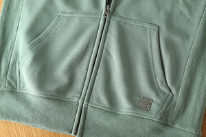 <b>Men's</b> Full Zipper 100% Cotton <b>Hoodie</b> Regular Fit Heavyweight Fleece Winter Breathable Street Grey <b>White</b> <b>Zip</b> Hoodies - Product Image 4