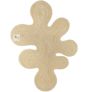 Alfombra de lana de diseño moderno con forma de ameba de Color sólido, alfombra con mechones a mano para niños, uso doméstico, tamaño personalizado para pisos, estilo Funky - Product Image 5