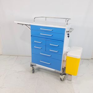 Đa-ngăn Kéo y tế Xe đẩy cho bệnh viện sử dụng, điều dưỡng Thiết bị giỏ hàng với mở rộng bàn - Product Image 3