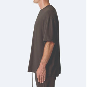 T-shirt d'été pour hommes 2025 Offre Spéciale Logo personnalisé pas cher 100% coton grande taille couleur personnalisée gratuite Style formel t-shirt - Product Image 3