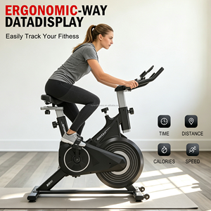 Bicicleta Estática de Acero Unisex para Gimnasio en Casa, Bicicleta de <span class=keywords><strong>Spinning</strong></span> para Ejercicio en Interiores, Bicicletas Estacionarias para <span class=keywords><strong>Fitness</strong></span> en Casa - Product Image 2