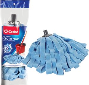 O-Cedar Microfiber Cloth Mop Refill, Blue - Product Image 1