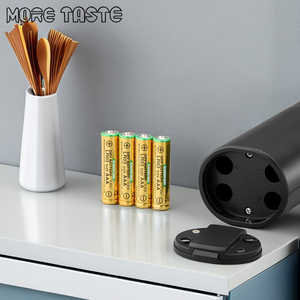 MOLINILLO ELÉCTRICO DE SAL Y PIMIENTA MORE TASTE, DE UN SOLO MANO, CON LUZ LED, GRUESOR AJUSTABLE, DE ACERO INOXIDABLE, RECARGABLE - Product Image 5