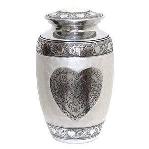 โกศรูปหัวใจสำหรับขี้เถ้าของมนุษย์เครื่องบรรณาการที่ระลึกที่สง่างามทนทานที่มีการปิดที่ปลอดภัยเหนือกาลเวลาการออกแบบที่เป็นที่เคารพสำหรับการฝังศพ - Product Image 5