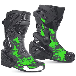 Botas de Motociclismo Deportivas Impermeables y Transpirables, Calzado Deportivo de Cuero Unisex para Adultos - Product Image 1