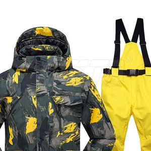 Trajes de esquí de tamaño adulto de calidad superior Ropa de invierno Trajes de esquí deportivos Venta caliente Trajes de esquí de talla grande a prueba de viento - Product Image 4