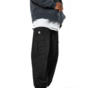 Ropa de trabajo para hombre, pantalones Cargo con bolsillo lateral, pantalones Cargo informales personalizados completos para hombre al aire libre a la venta - Product Image 3