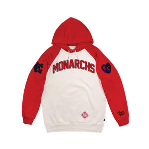 Logo personnalisé 60% coton 40% polyester 350 gsm polaire chenille broderie ivoire KCM pull à capuche - Product Image 1