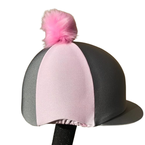 Sombrero de equitación de alta calidad, funda de seda, Rosa francesa. Gorro de pompón o Pico de bolsillo disponible. Sombreros de seda con pompón y botones - Product Image 4