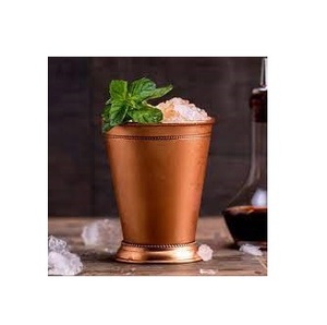 Tasse Julep Derby du Kentucky en argent brillant, fabriquée en acier inoxydable et en cuivre, pour vente en gros de tasses à cocktail Mojito Julep - Product Image 5